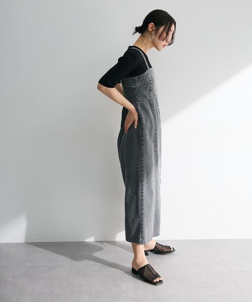 ELENCARE DUE（エレンカーレデュエ）の「・ELENCARE DUE デニムW-ZIPジャンスカ（ジャンパースカート・レディース・ブラック/インディゴブルー/ライトインディゴブルー・FREE）」の7枚目の写真