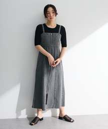 ELENCARE DUE | ・ELENCARE DUE デニムW-ZIPジャンスカ(ジャンパースカート)