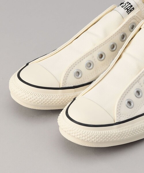 CONVERSE ALL STAR(コンバースオールスター)の「CONVERSE(コンバース)AS SLIP OX/オールスター オックススリッポン(WEB限定サイズ)(スリッポン・レディース・ブラック/ホワイト・23cm/22.5cm/25cm/24.5cm/24cm/23.5cm)」の7枚目の写真