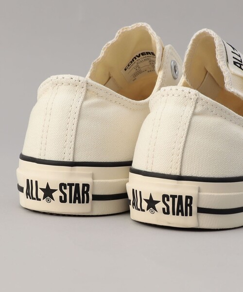CONVERSE ALL STAR(コンバースオールスター)の「CONVERSE(コンバース)AS SLIP OX/オールスター オックススリッポン(WEB限定サイズ)(スリッポン・レディース・ブラック/ホワイト・23cm/22.5cm/25cm/24.5cm/24cm/23.5cm)」の8枚目の写真