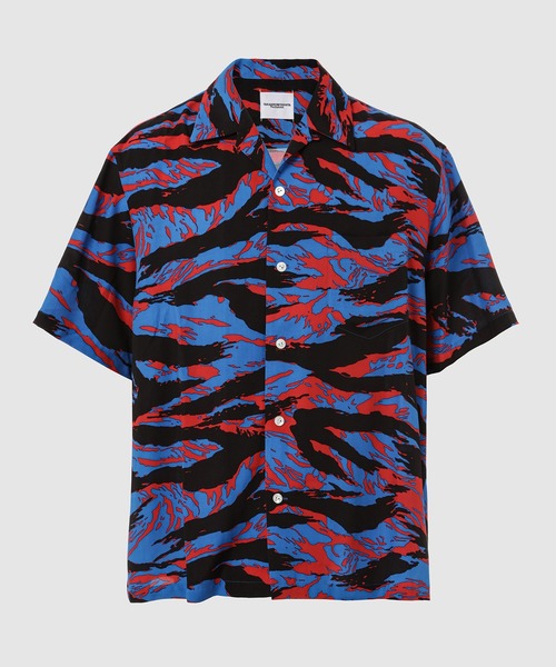 TAKAHIROMIYASHITATheSoloIst.（タカヒロミヤシタザソロイスト）の「hawaiian shirt.(tiger camouflage)（シャツ/ブラウス・メンズ・グリーン系その他/ブルー系その他/ブラック×ホワイト/レッド系その他/イエロー×ブラック/オレンジ系その他・48/46）」の4枚目の写真