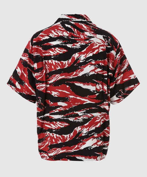 TAKAHIROMIYASHITATheSoloIst.（タカヒロミヤシタザソロイスト）の「hawaiian shirt.(tiger camouflage)（シャツ/ブラウス・メンズ・グリーン系その他/ブルー系その他/ブラック×ホワイト/レッド系その他/イエロー×ブラック/オレンジ系その他・48/46）」の8枚目の写真