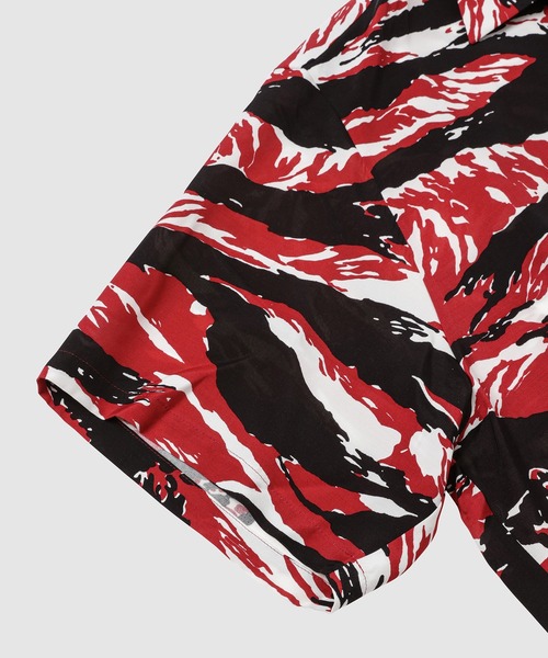 TAKAHIROMIYASHITATheSoloIst.（タカヒロミヤシタザソロイスト）の「hawaiian shirt.(tiger camouflage)（シャツ/ブラウス・メンズ・グリーン系その他/ブルー系その他/ブラック×ホワイト/レッド系その他/イエロー×ブラック/オレンジ系その他・48/46）」の10枚目の写真