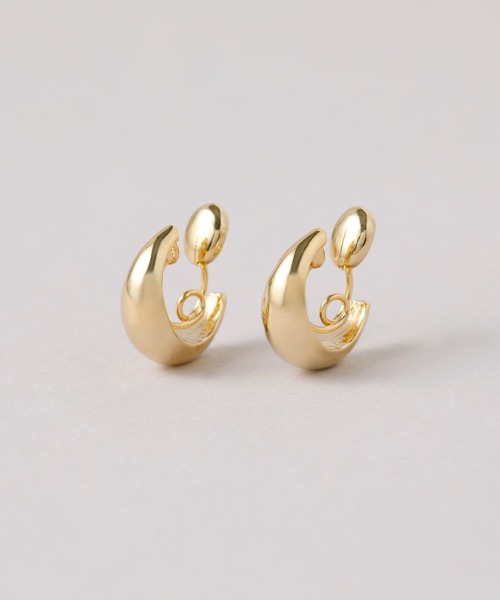 CALIN STANDARD(カリンスタンダード)の「◆金属アレルギー対応◆◆made in japan◆【痛くない】【落ちにくい】【ストレスフリーな着け心地】ドロップ ミニループフィットイヤリング(イヤリング・レディース・ゴールド/ピンクゴールド/シルバー・FREE)」の9枚目の写真