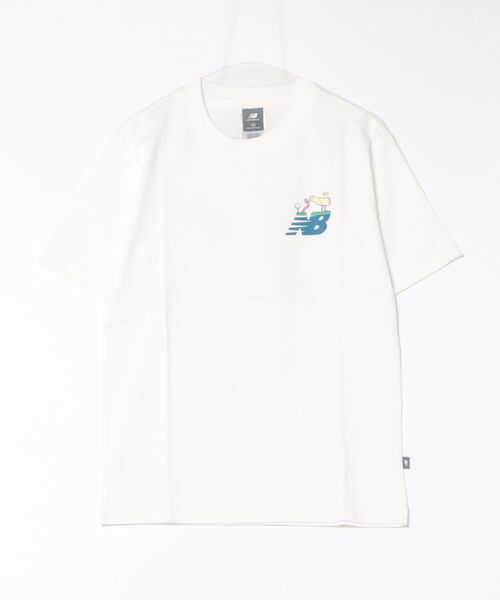 NEW BALANCE(ニューバランス)の「New Balance ニューバランス M ゴルフカートゥーンTシャツ ショートスリーブ MT51904SST SST(Tシャツ/カットソー・メンズ・ホワイト・MEDIUM/LARGE/X-LARGE/SMALL/XX-LARGE)」の1枚目の写真