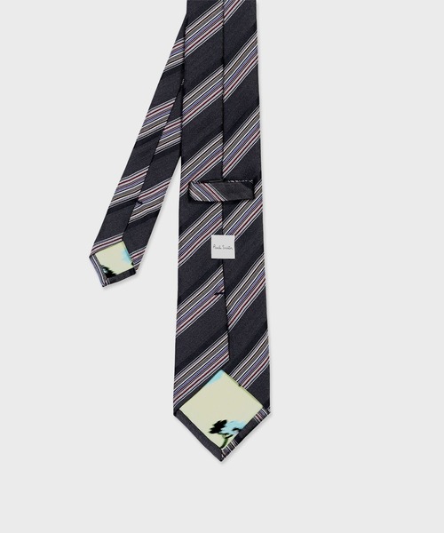 マルチカラーレジメンタル タイ【150018 552MJ】（ネクタイ）｜Paul