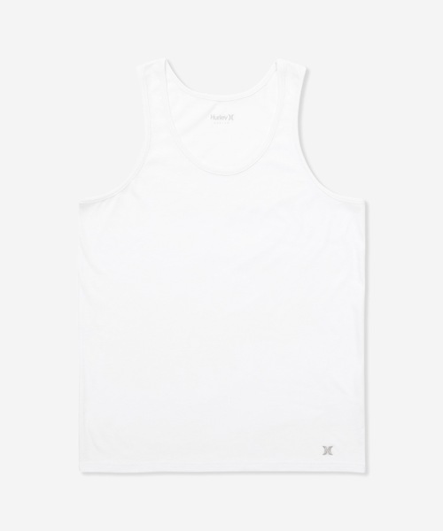 Hurley (ハーレー)の「【Hurley/ハーレー】ロゴタンクトップ 吸汗速乾 ICON TANK TOP(タンクトップ・メンズ・ホワイト/ブラック・LARGE/MEDIUM/SMALL/X-LARGE/XX-LARGE/XXX-LARGE)」の2枚目の写真