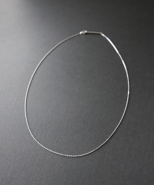 TEN.(テン)の「SILVER925 フラットケーブルチェーンネックレス 50cm(ネックレス・レディース・シルバー・FREE)」の8枚目の写真