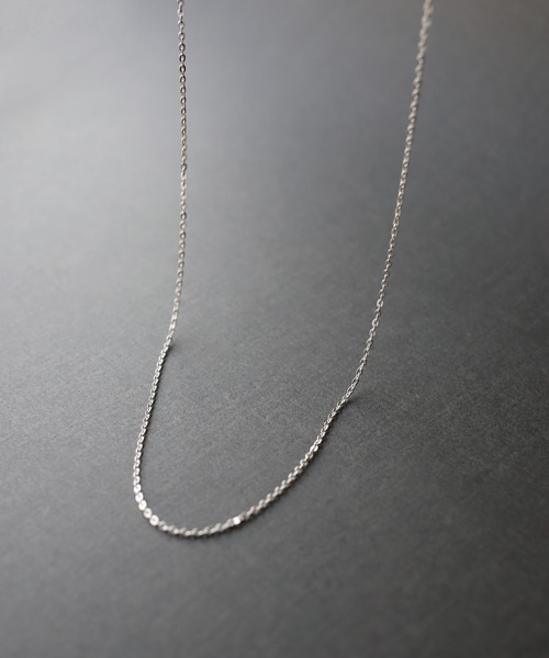 TEN.(テン)の「SILVER925 フラットケーブルチェーンネックレス 50cm(ネックレス・レディース・シルバー・FREE)」の10枚目の写真