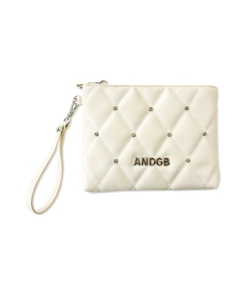 ANDGEEBEE（アンジービー）の「ビジューキルティングトートバッグ（トートバッグ・レディース・ブラック/アイボリー・FREE）」の21枚目の写真