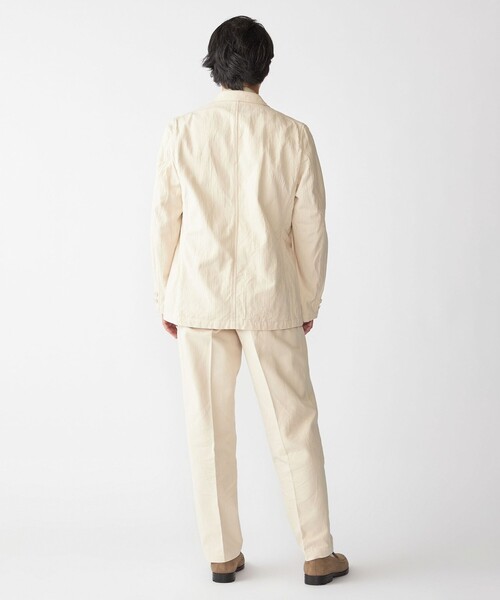 SHIPS(シップス)の「Southwick: Gate Label コットン シルク 1プリーツ パンツ(その他パンツ・メンズ・ナチュラル・MEDIUM/LARGE)」の7枚目の写真