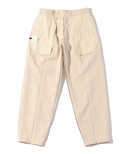 セール】Southwick Gate Label: コットン シルク 1プリーツ パンツ