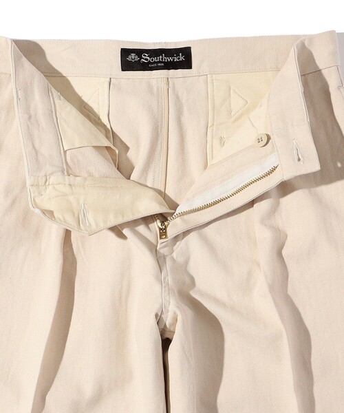 SHIPS(シップス)の「Southwick: Gate Label コットン シルク 1プリーツ パンツ(その他パンツ・メンズ・ナチュラル・MEDIUM/LARGE)」の16枚目の写真