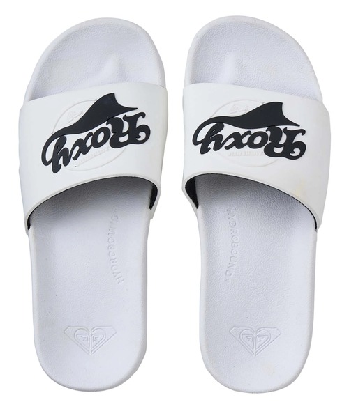 ROXY（ロキシー）の「SLIPPY HYDRO/ロキシースライドサンダル・シャワサン(シャワーサンダル）（サンダル・レディース・ホワイト/ブラック・SMALL/MEDIUM/LARGE）」の10枚目の写真