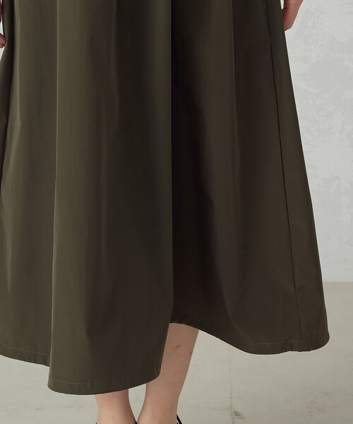 COMME CA ISM（コムサイズム）の「バルーンシルエットに変更できる！コンビワンピース（ワンピース・レディース・ブラック/ネイビー/カーキ・MEDIUM/LARGE）」の5枚目の写真