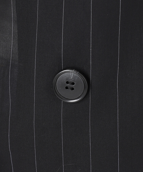 Spick&Span シアーオーガンジージャケット　ブラックベース Spick＆Span ジャケット テーラードジャケット シアー