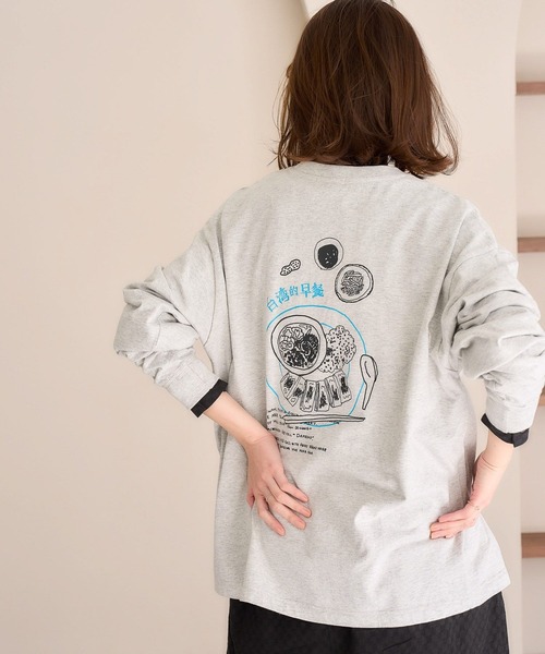LOULOU STUDIO 売れ筋商品|||ルルー スタジオ Tシャツ トップス レディース T-shirts Green studio CLIP tシャツ アソートフォトスケッチTシャツ レディース