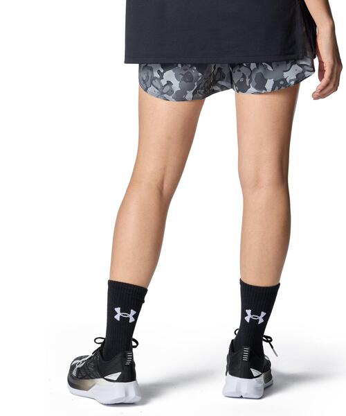 UNDER ARMOUR(アンダーアーマー)の「UAフレックスウーブン ノベルティ ショーツ(トレーニング/レディース)(その他パンツ・レディース・ブラック・M/XL/S/L)」の2枚目の写真