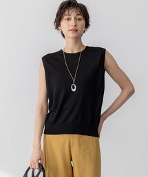 23区 - 新品未使用　23区　ノースリーブトップス 新色追加/洗える】コットンベアジャージー ノースリーブ Tシャツ
