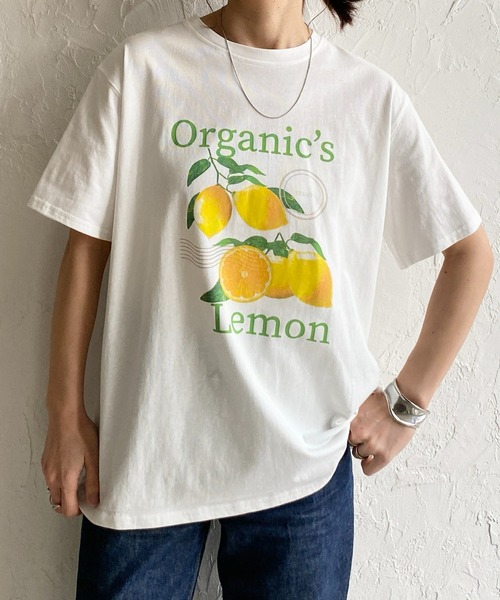 She's Closet(シーズクローゼット)の「オーバーサイズ半袖ロゴフォトプリントTシャツ(Tシャツ/カットソー・レディース・ブラック系その他2/ホワイト系その他/ホワイト系その他2/ブラック系その他/ブラック/ホワイト・FREE)」の3枚目の写真