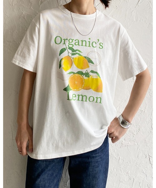 She's Closet(シーズクローゼット)の「オーバーサイズ半袖ロゴフォトプリントTシャツ(Tシャツ/カットソー・レディース・ブラック系その他2/ホワイト系その他/ホワイト系その他2/ブラック系その他/ブラック/ホワイト・FREE)」の8枚目の写真
