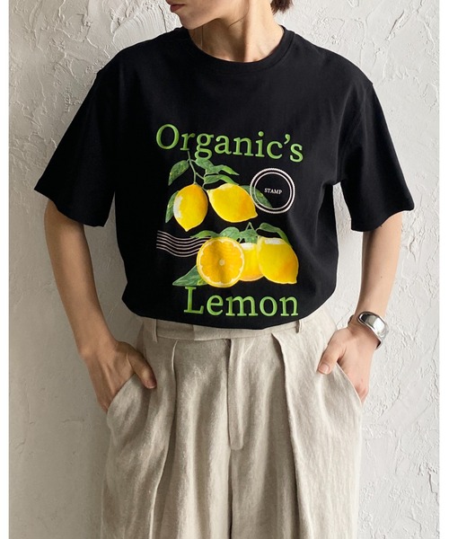 She's Closet(シーズクローゼット)の「オーバーサイズ半袖ロゴフォトプリントTシャツ(Tシャツ/カットソー・レディース・ブラック系その他2/ホワイト系その他/ホワイト系その他2/ブラック系その他/ブラック/ホワイト・FREE)」の12枚目の写真