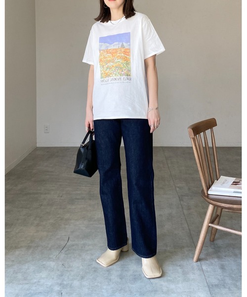 She's Closet(シーズクローゼット)の「オーバーサイズ半袖ロゴフォトプリントTシャツ(Tシャツ/カットソー・レディース・ブラック系その他2/ホワイト系その他/ホワイト系その他2/ブラック系その他/ブラック/ホワイト・FREE)」の13枚目の写真