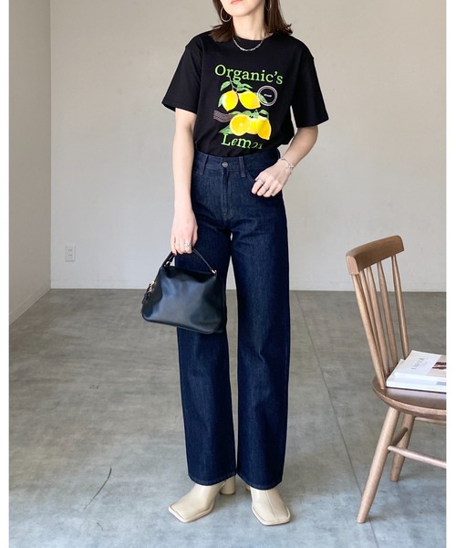 She's Closet(シーズクローゼット)の「オーバーサイズ半袖ロゴフォトプリントTシャツ(Tシャツ/カットソー・レディース・ブラック系その他2/ホワイト系その他/ホワイト系その他2/ブラック系その他/ブラック/ホワイト・FREE)」の16枚目の写真