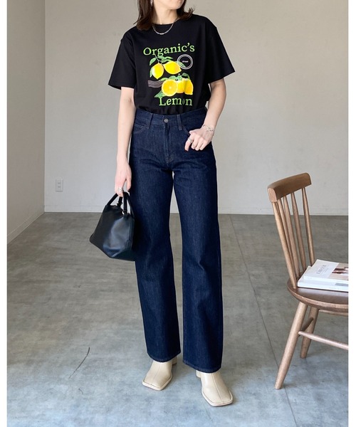 She's Closet(シーズクローゼット)の「オーバーサイズ半袖ロゴフォトプリントTシャツ(Tシャツ/カットソー・レディース・ブラック系その他2/ホワイト系その他/ホワイト系その他2/ブラック系その他/ブラック/ホワイト・FREE)」の17枚目の写真