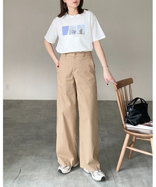 She's Closet(シーズクローゼット)の「オーバーサイズ半袖ロゴフォトプリントTシャツ(Tシャツ/カットソー・レディース・ブラック系その他2/ホワイト系その他/ホワイト系その他2/ブラック系その他/ブラック/ホワイト・FREE)」の18枚目の写真