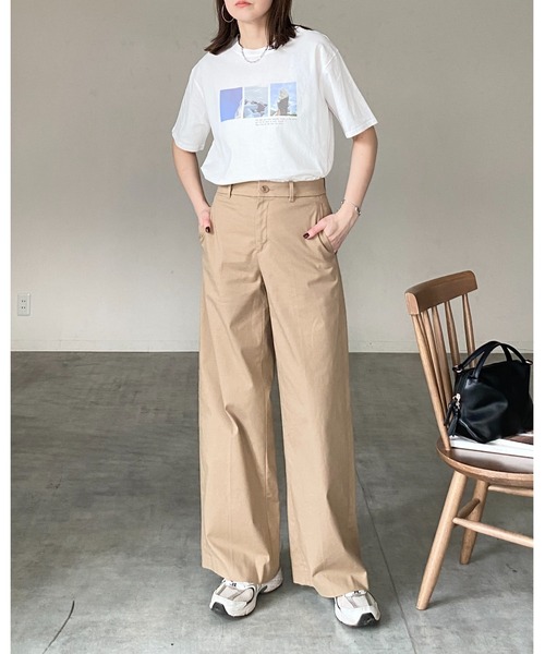 She's Closet(シーズクローゼット)の「オーバーサイズ半袖ロゴフォトプリントTシャツ(Tシャツ/カットソー・レディース・ブラック系その他2/ホワイト系その他/ホワイト系その他2/ブラック系その他/ブラック/ホワイト・FREE)」の19枚目の写真