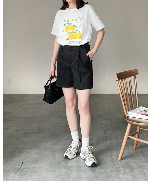 She's Closet(シーズクローゼット)の「オーバーサイズ半袖ロゴフォトプリントTシャツ(Tシャツ/カットソー・レディース・ブラック系その他2/ホワイト系その他/ホワイト系その他2/ブラック系その他/ブラック/ホワイト・FREE)」の21枚目の写真