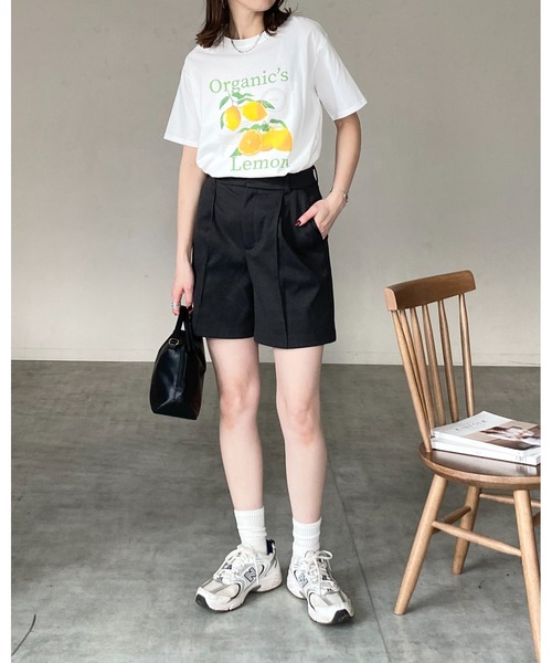 She's Closet(シーズクローゼット)の「オーバーサイズ半袖ロゴフォトプリントTシャツ(Tシャツ/カットソー・レディース・ブラック系その他2/ホワイト系その他/ホワイト系その他2/ブラック系その他/ブラック/ホワイト・FREE)」の22枚目の写真