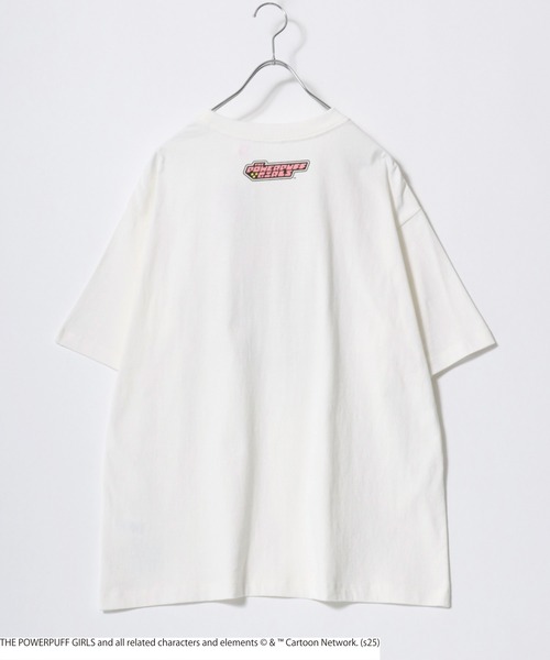 DISCUS ATHLETIC(ディスカス アスレチック)の「THE POWERPUFF GIRLS(パワーパフ ガールズ)キャラクタープリントTシャツ レディース メンズ ユニセックス(Tシャツ/カットソー・レディース・ホワイト/ブラック系その他/ブラック系その他2/ホワイト系その他・L/M)」の22枚目の写真