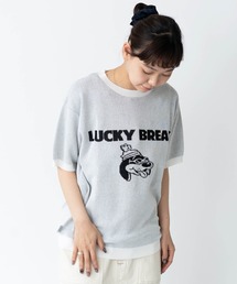 gym master（ジムマスター）の「ジャガードニットLUCKY BREAK　Tee（Tシャツ/カットソー・メンズ）」