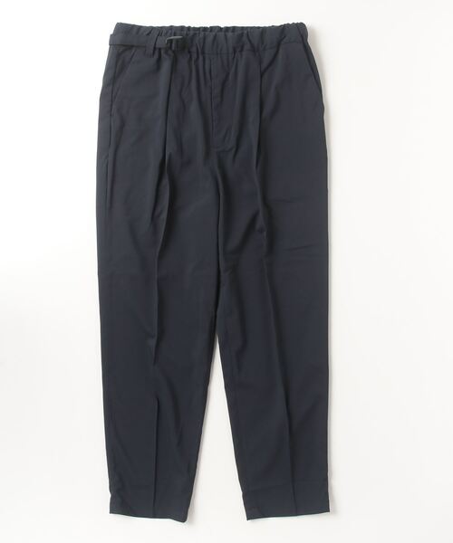 White Mountaineering Wardrobe(ホワイトマウンテニアリング ワードローブ)の「1TUCK BELTED PANTS(スラックス・メンズ・ネイビー/ブラック/グレー・1/000)」の3枚目の写真