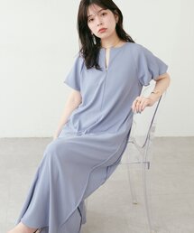 natural couture（ナチュラルクチュール）の「【mamamo】osono楽ちん2WAYリップルワンピース（ワンピース）」