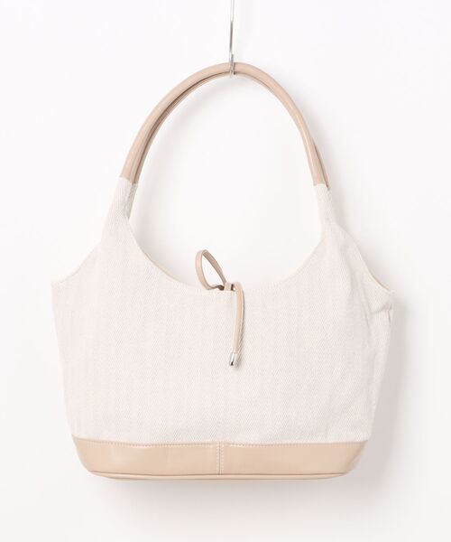 Bab（バブ）の「異素材リボントートバッグ（トートバッグ・レディース・キャメル/ブラック/ベージュ・ONESIZE）」の22枚目の写真