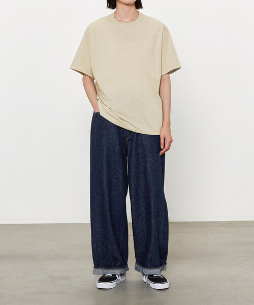 Bshop（ビショップ）の「078 CITE |  クルーネック 半袖Tシャツ WOMEN（Tシャツ/カットソー・レディース・ライトグリーン/チャコール/ベージュ/モカ/オレンジ/イエロー/ダークブラウン/オフホワイト/ブルー・S）」の14枚目の写真