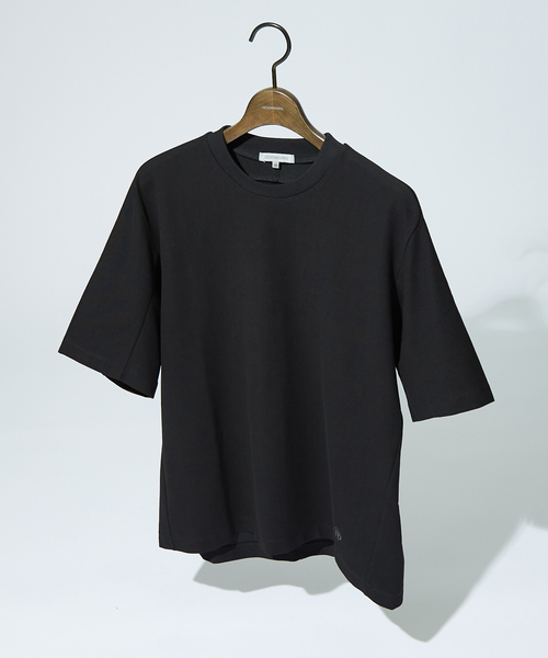 DESIGNWORKS(デザインワークス)の「【接触冷感 / COVEROSS(R) 】ハンマースリーブ Tシャツ / セットアップ対応(Tシャツ/カットソー・メンズ・ホワイト/ブラック/カーキ/ネイビー/スミクロ/オフホワイト・46/48/50)」の8枚目の写真