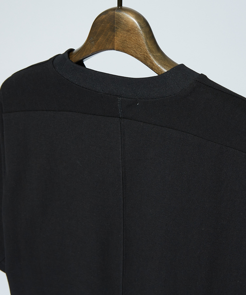 DESIGNWORKS(デザインワークス)の「【接触冷感 / COVEROSS(R) 】ハンマースリーブ Tシャツ / セットアップ対応(Tシャツ/カットソー・メンズ・ホワイト/ブラック/カーキ/ネイビー/スミクロ/オフホワイト・46/48/50)」の13枚目の写真