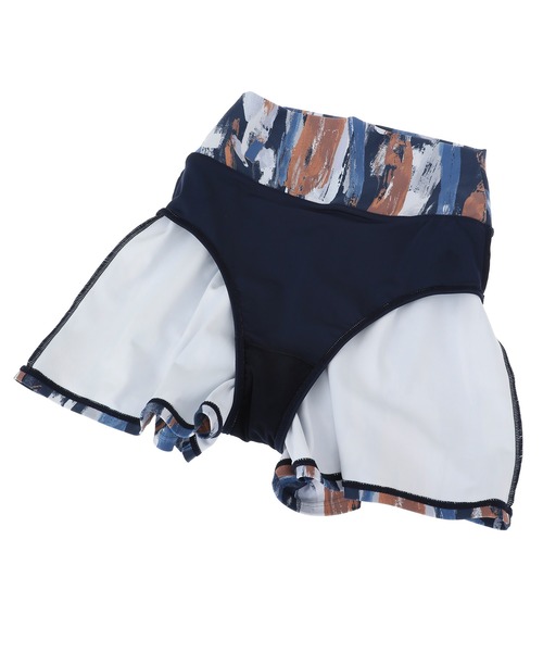 Julier Yoga and Relax(ジュリエヨガアンドリラックス)の「Julier Vertical brushプリントショートパンツ(その他パンツ・レディース・ブルー系その他/グレー×ホワイト/ホワイト×グレー・1/0)」の19枚目の写真