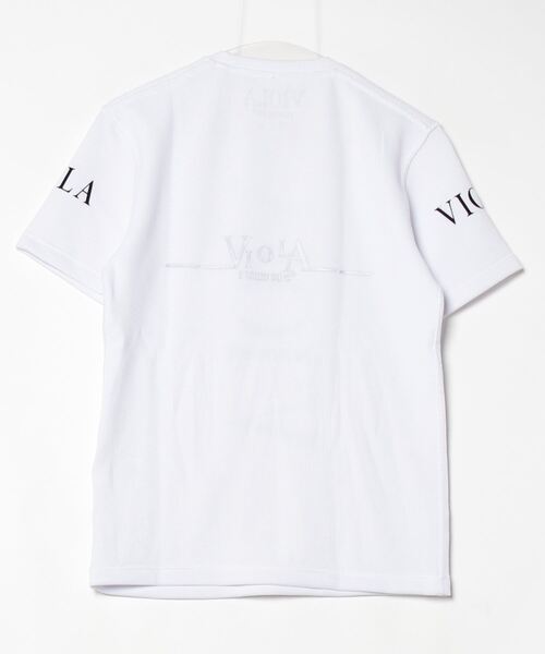 VIOLA（ヴィオラ）の「『VIOLA rumore/ヴィオラ ルモーレ』裏使いC-NECK 半袖Tシャツ（Tシャツ/カットソー・メンズ・オレンジ/ブラック/ホワイト・XL/L/M）」の19枚目の写真