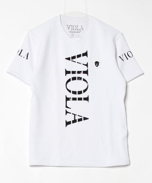 VIOLA（ヴィオラ）の「『VIOLA rumore/ヴィオラ ルモーレ』裏使いC-NECK 半袖Tシャツ（Tシャツ/カットソー・メンズ・オレンジ/ブラック/ホワイト・XL/L/M）」の20枚目の写真