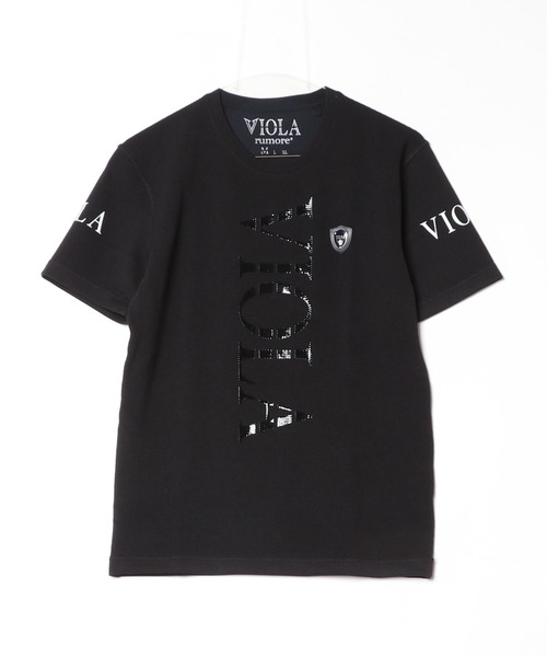 VIOLA（ヴィオラ）の「『VIOLA rumore/ヴィオラ ルモーレ』裏使いC-NECK 半袖Tシャツ（Tシャツ/カットソー・メンズ・オレンジ/ブラック/ホワイト・XL/L/M）」の21枚目の写真