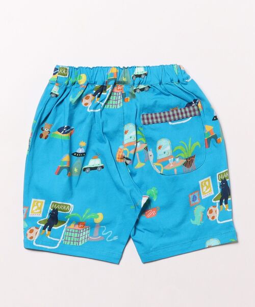 HAKKA BABY（ハッカベビー）の「[ベビー]hakka　kids×KOTOMI　FUJIWARA　おもちゃの部屋プリントハーフパンツ（その他パンツ・キッズ・ブルー/イエロー・L）」の3枚目の写真