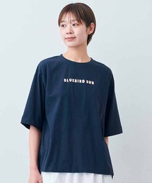 リブ　イン　コンフォート×５００色の色えんぴつコラボ　トルコオーガニックコットン五分袖Ｔシャツ