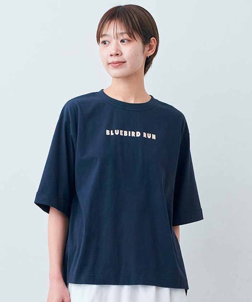 Live in comfort(リブインコンフォート)の「リブ イン コンフォート×500色の色えんぴつコラボ トルコオーガニックコットン五分袖Tシャツ(Tシャツ/カットソー・レディース・ピンク系その他/カーキ/オフホワイト/ライム/ネイビー/ホワイト/ロイヤルブルー・M/L/LL/3L/4L/S)」の6枚目の写真