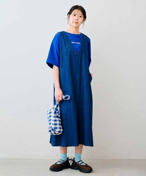 Live in comfort(リブインコンフォート)の「リブ イン コンフォート×500色の色えんぴつコラボ トルコオーガニックコットン五分袖Tシャツ(Tシャツ/カットソー・レディース・ピンク系その他/カーキ/オフホワイト/ライム/ネイビー/ホワイト/ロイヤルブルー・M/L/LL/3L/4L/S)」の16枚目の写真