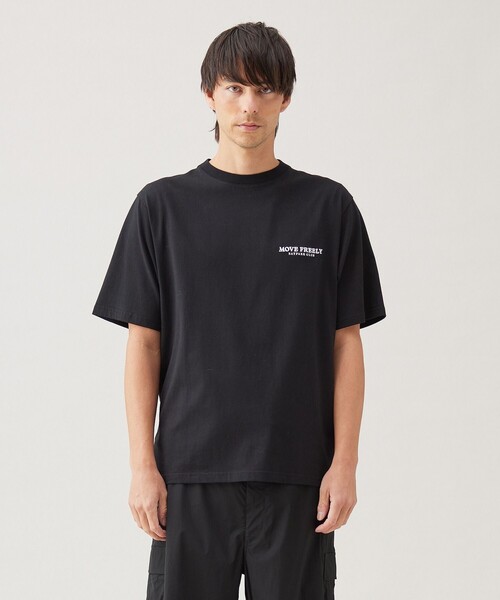 UNFILO(アンフィーロ)の「BASIC ロゴTEE(Tシャツ/カットソー・メンズ・ホワイト系/スカイブルー系/ブラック系1/イエロー系/ブラック系/イエロー系1・SMALL/LARGE/X-LARGE/MEDIUM)」の2枚目の写真